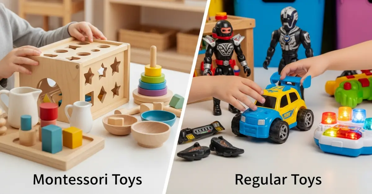 Montessori Toys vs Regular Toys